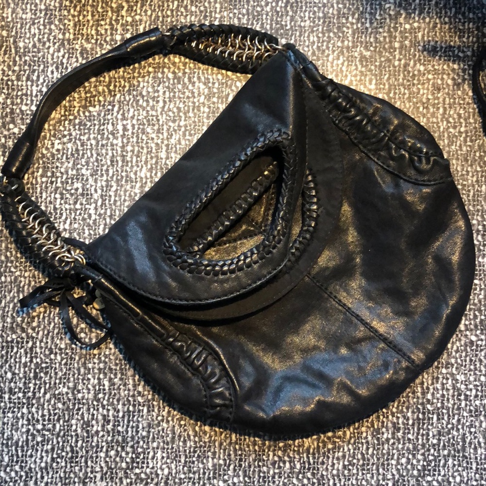 Lucky brand black leather purse